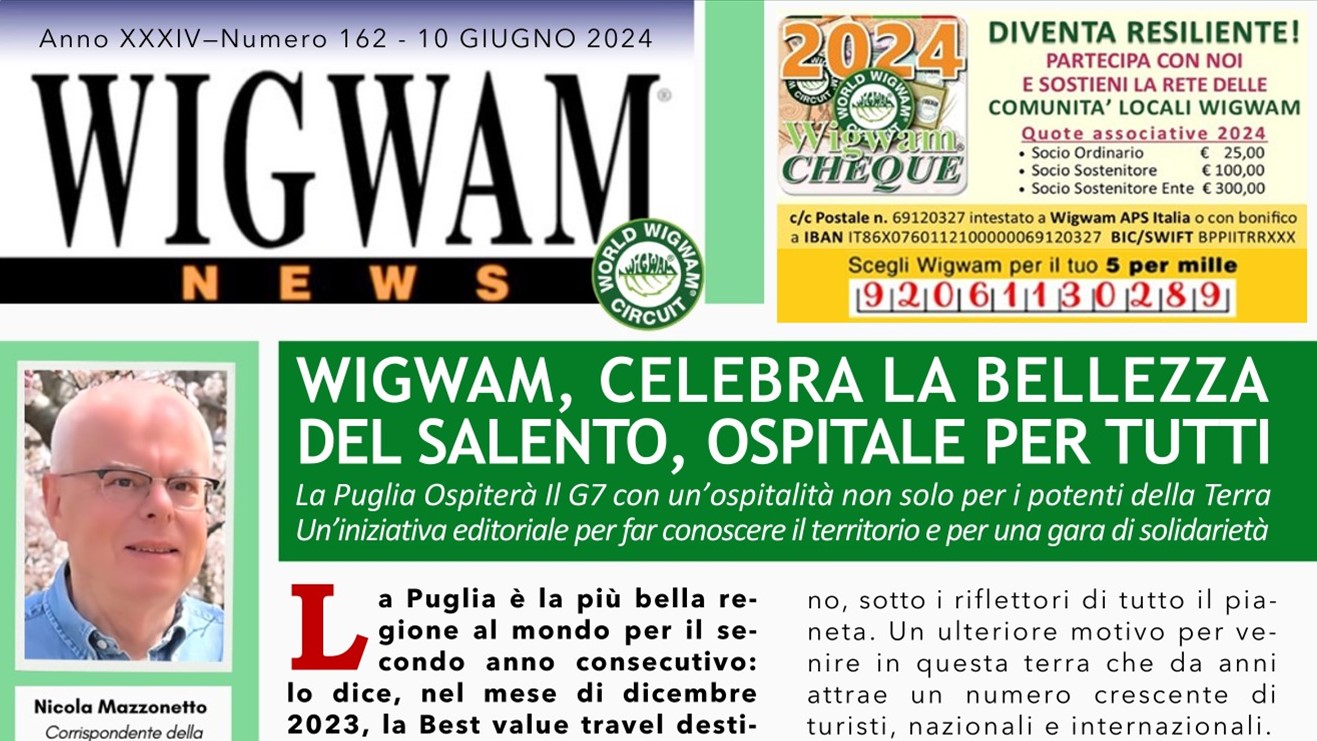 Wigwam, celebra la bellezza del Salento, ospitale per tutti