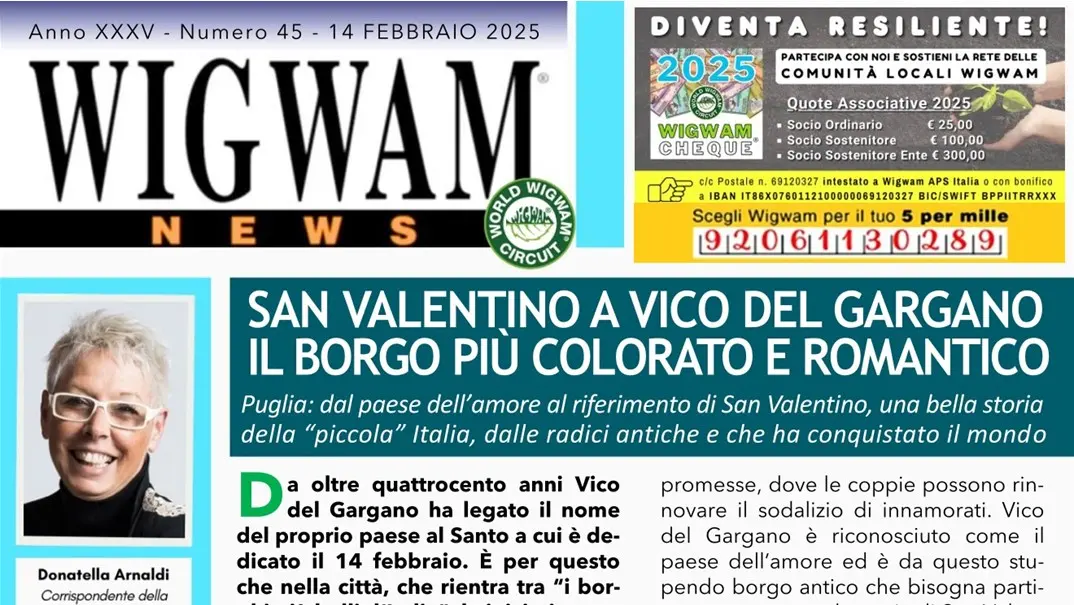 San Valentino, a Vico del Gargano il borgo più colorato e romantico