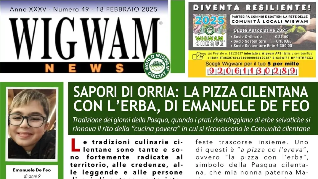 Sapori di Orria: la pizza cilentana con l’erba, di Emanuele De Feo