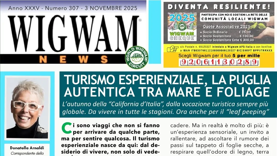 Turismo esperienziale, la Puglia autentica tra mare e foliage