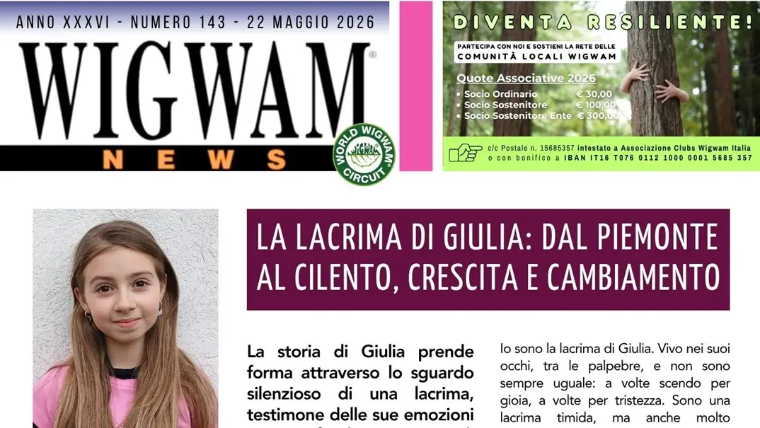 La lacrima di Giulia: dal Piemonte al Cilento, crescita e cambiamento