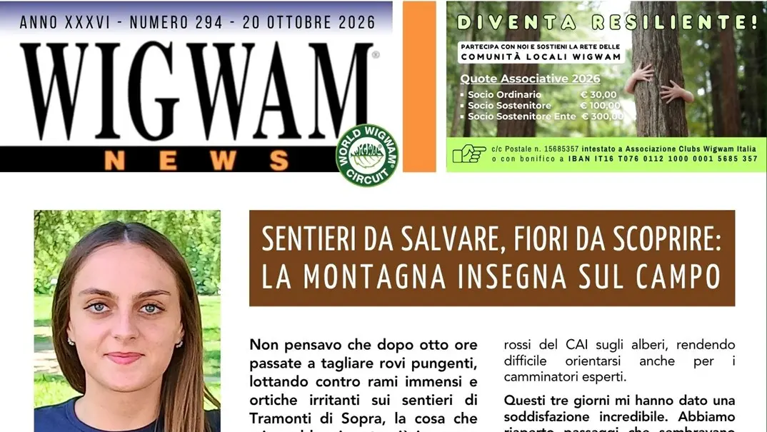 Sentieri da salvare, fiori da scoprire: la montagna insegna sul campo
