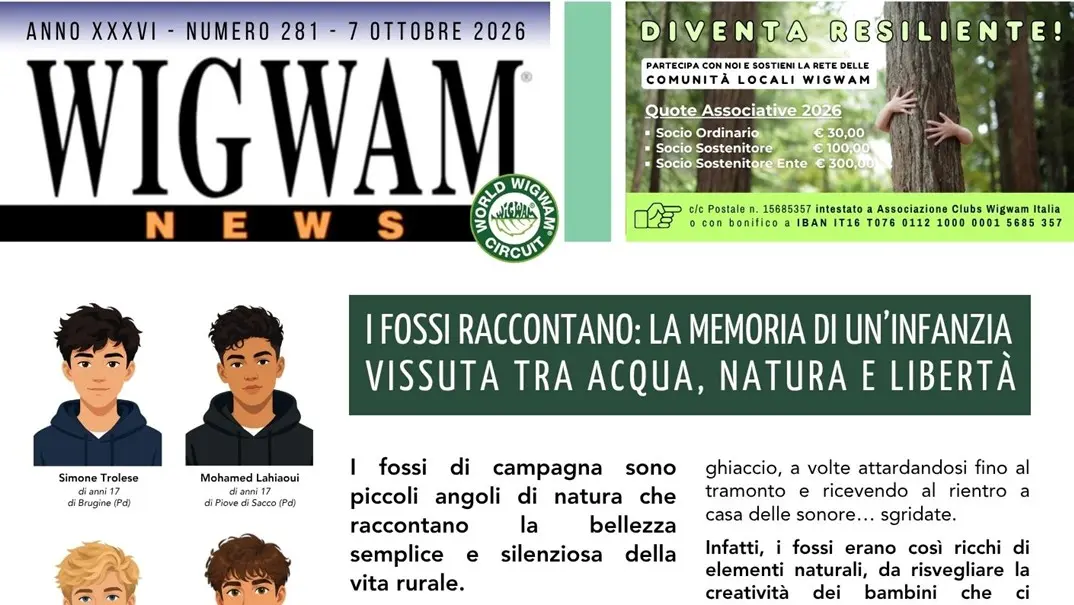 I fossi raccontano: la memoria di un’infanzia vissuta tra acqua, natura e libertà