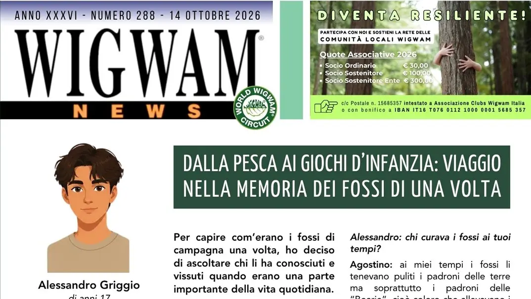 Dalla pesca ai giochi d’infanzia: viaggio nella memoria dei fossi di una volta