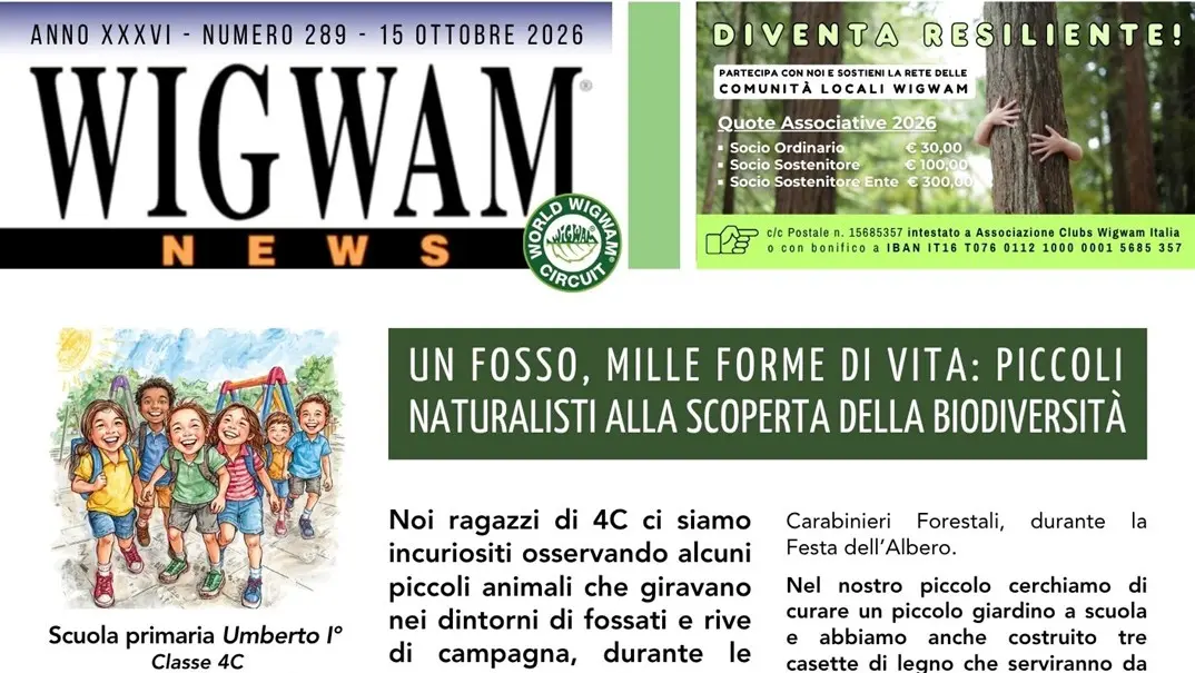 Un fosso, mille forme di vita: piccoli naturalisti alla scoperta della biodiversità